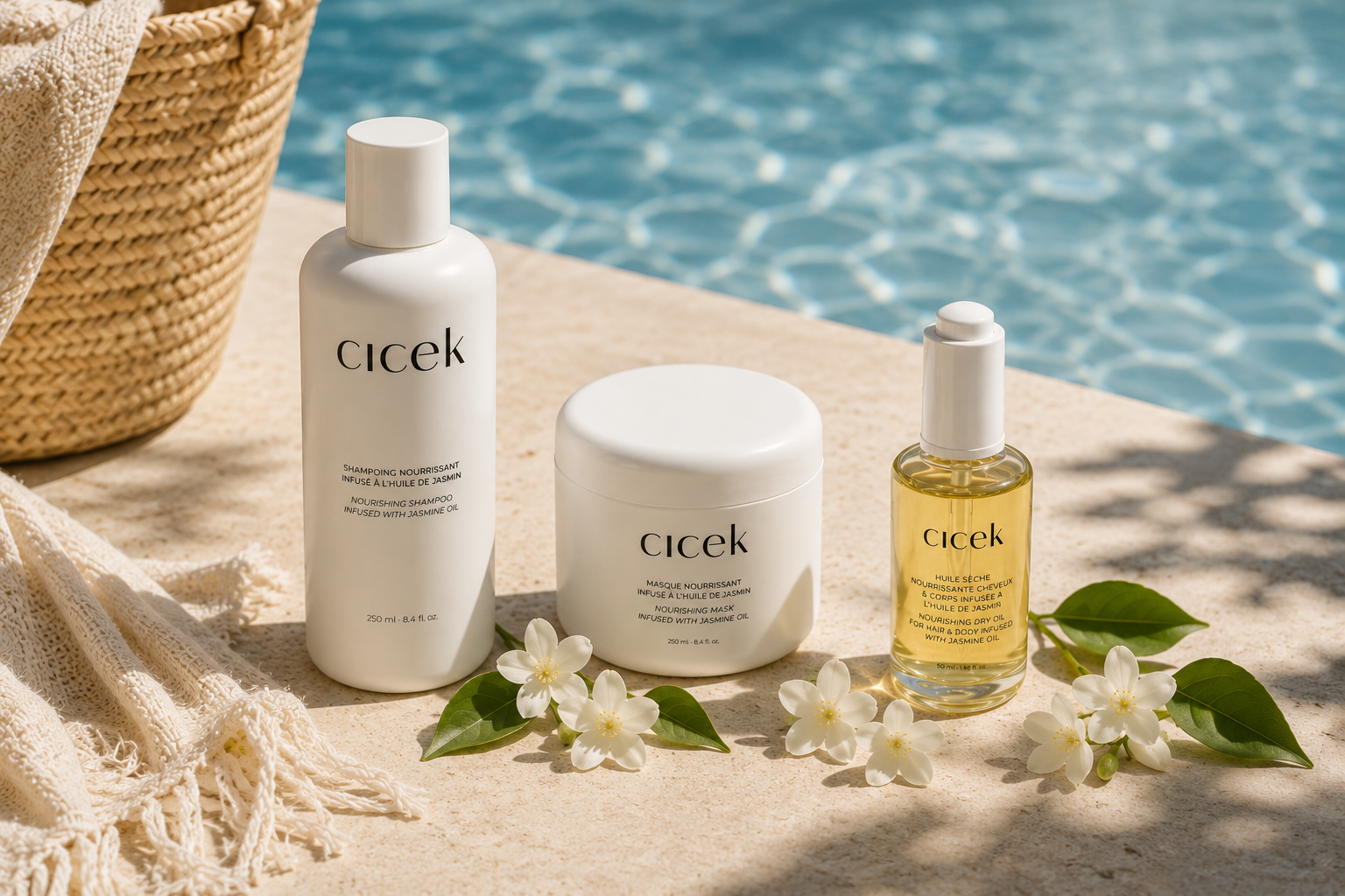 CHEVEUX SECS EN ÉTÉ : LA ROUTINE COMPLÈTE POUR PROTÉGER ET RETROUVER DE LA BRILLIANCE.